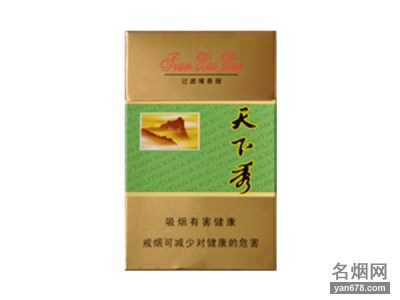 天下秀(硬绿)香烟价格表（多少钱一包）